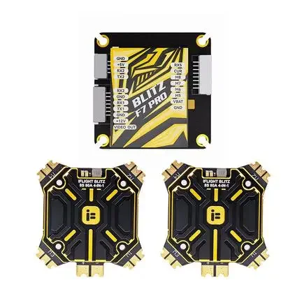 IFlight BLITZ F7 Flight Controller FC E80A 4-IN-1 Pro 80A 100A Burst ESC Speed G071 MCU STACK F722  HD 35mm 8S for RC Drone