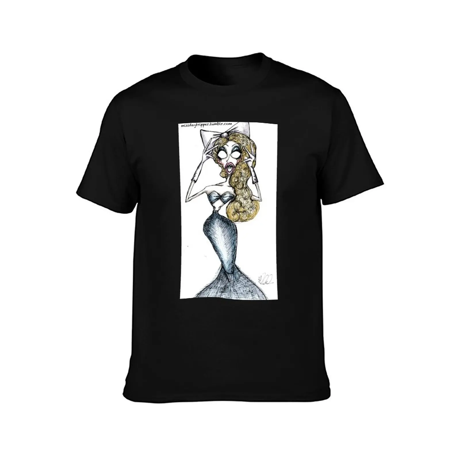 Fishy Milk T-Shirt Basic Regular Fit Casual T-Shirt