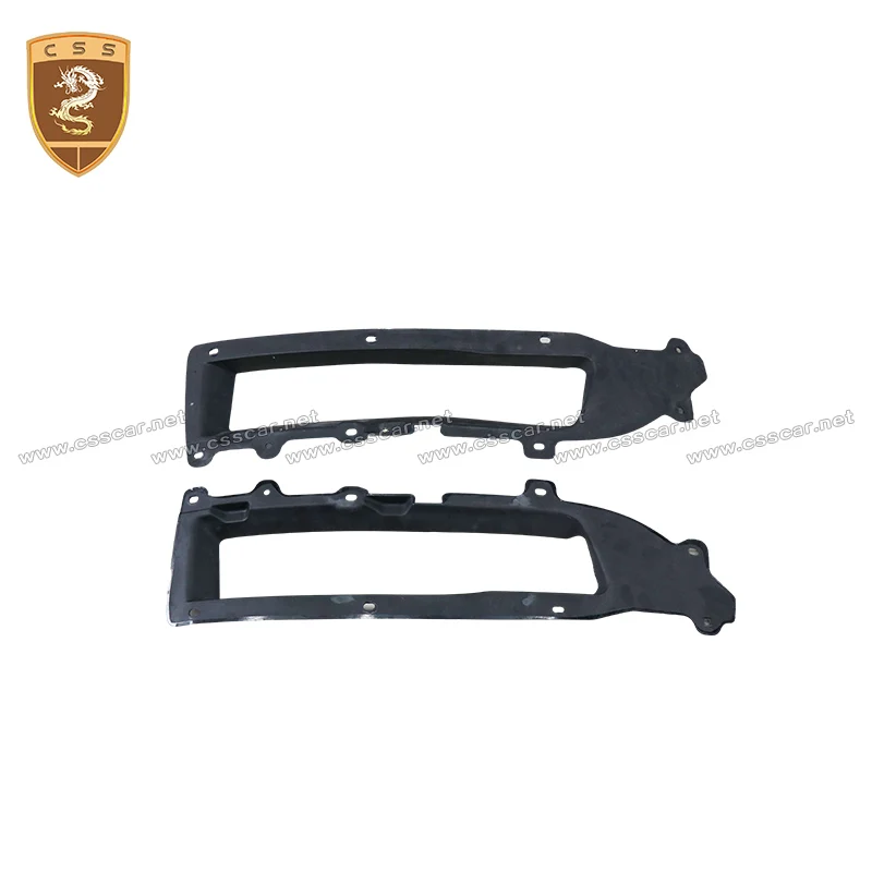 

2Pcs Front Bumper Down Grill Open Vent Intake Cover Trim For Aston Martin DB11 HY53-8N337-AC/HY53-8N336-AC Auto Deca Accessories