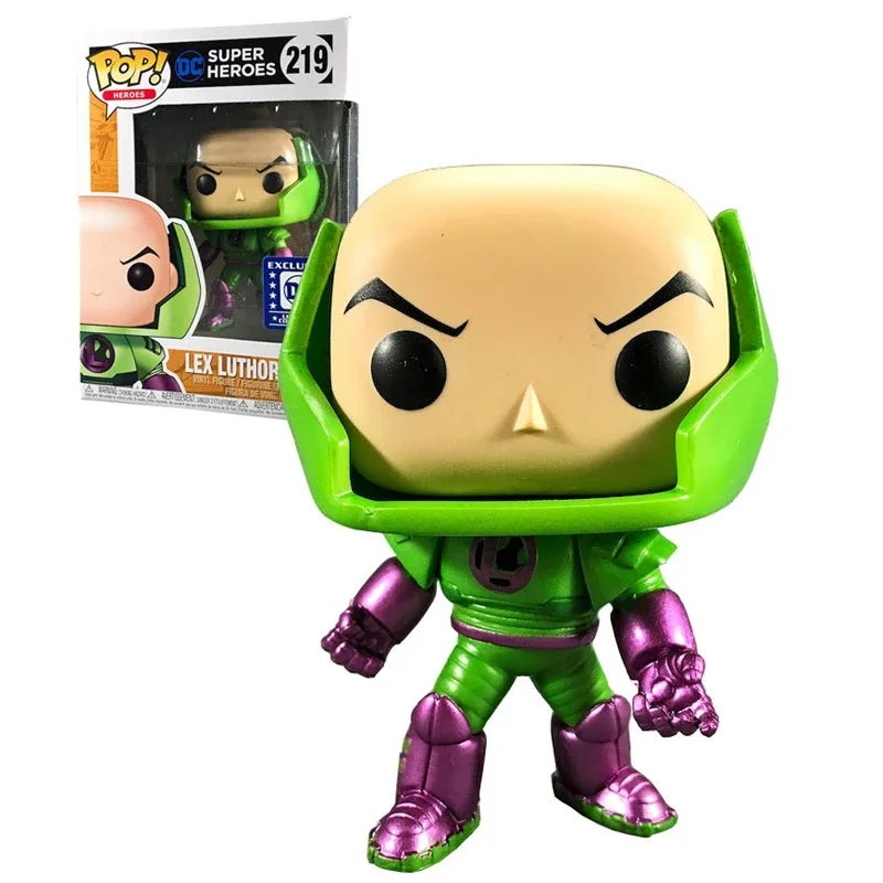 FUNKO POP  Lex Luthor Vinyl Dolls #219 Superheroes Action Toys Figures Collection Toys for Best Children Gifts with Box