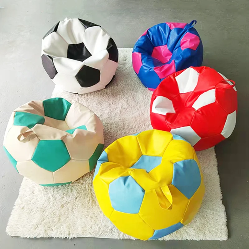 Joylove 100cm New Football Lazy Sofa Bean Bag Tatami Single Sofa Children Adult PU Ball Personality Creative Lazy Chair