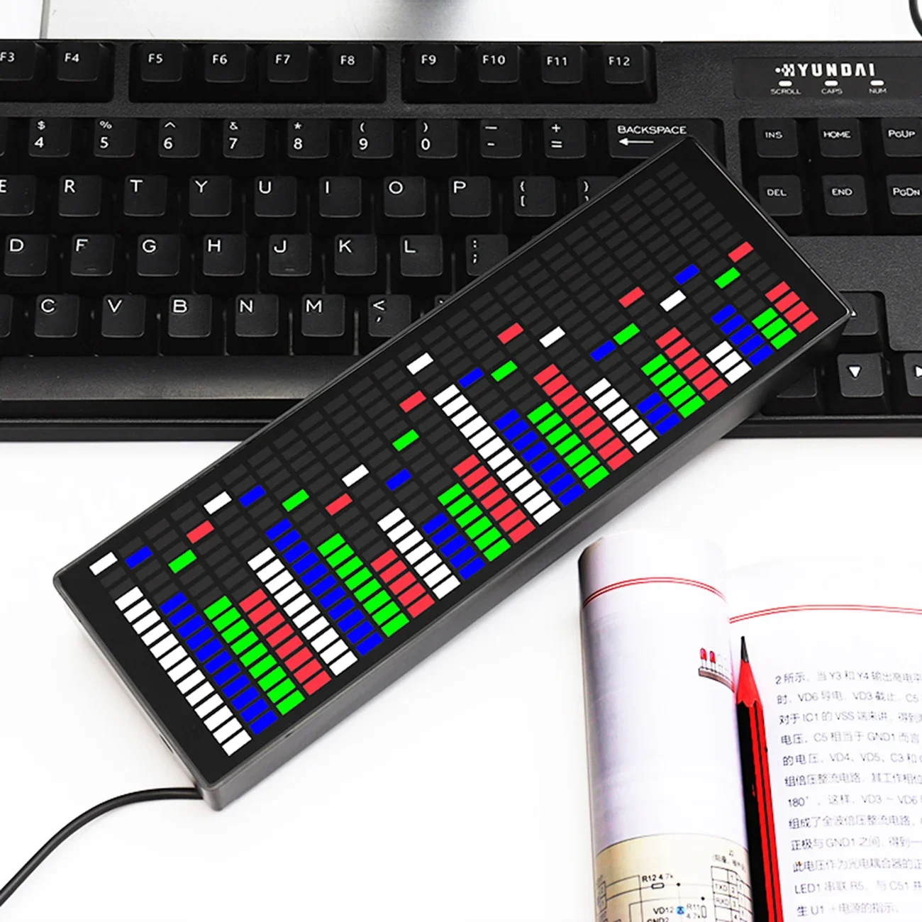 LED Music Spectrum Production Kit 1624 Rhythm Light Parts Level Display Light DIY Indicator Welding