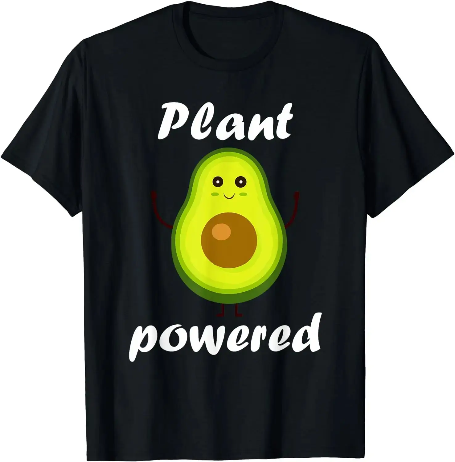 Powered Plants Vegetarian By Vegan Diet T Shirts Y2k Fashion Tees Funny Vintage Summer Graphic Print Tops Birthday Gift Unisex