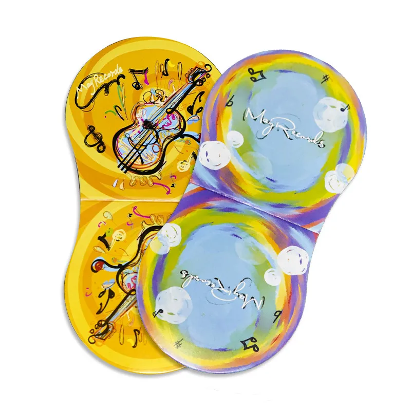 حار بيع 2 قطعة مسجل فينيل تنظيف حامي حصيرة القرص حامل واقية كم تنظيف القرص المضادة لبصمات الأصابع