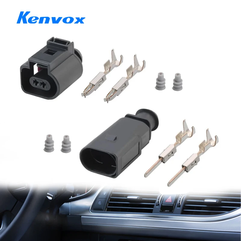 

2-pin 1pcs 1J0973802/1J0973702 DJ7022A-1.5-11/21 Automotive waterproof connector connector plug for Volkswagen wiring harness