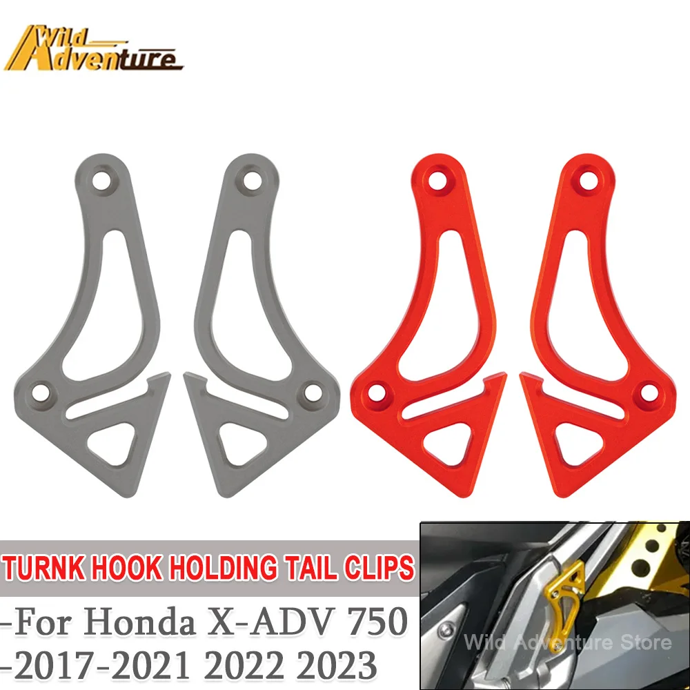 

Мотоциклетный крючок Turnk, держащие хвостовые зажимы для Honda XADV750 XADV 750 X-ADV750 2017-2024, зажим для багажа, держатель для сумки, крючки, кронштейн