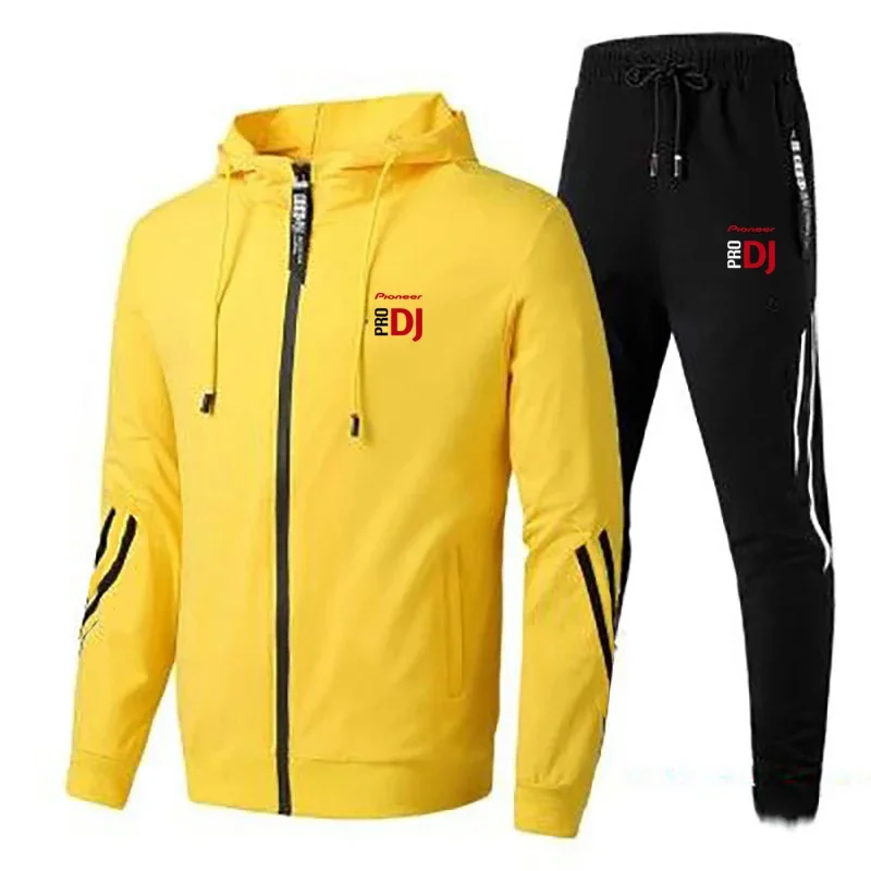 2024 Casual mode sport heren rits hoodie en joggingbroek tweedelig heren sport jumper jogging goedkoop pak