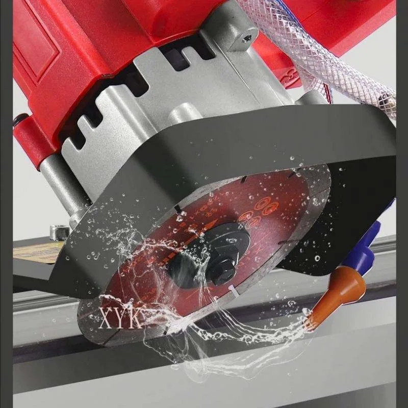 Beveling Machine 45 Degree Wet Cutting Saw Telescopic Tile Chamfer Tool Water Cooling Stone Edge Trimming Equipment