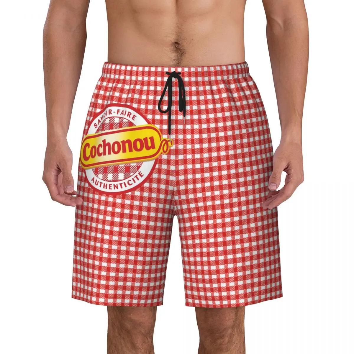 COCHONOU-Maillot de bain pour homme, short de plage, pantalon de natation, de course, de sport