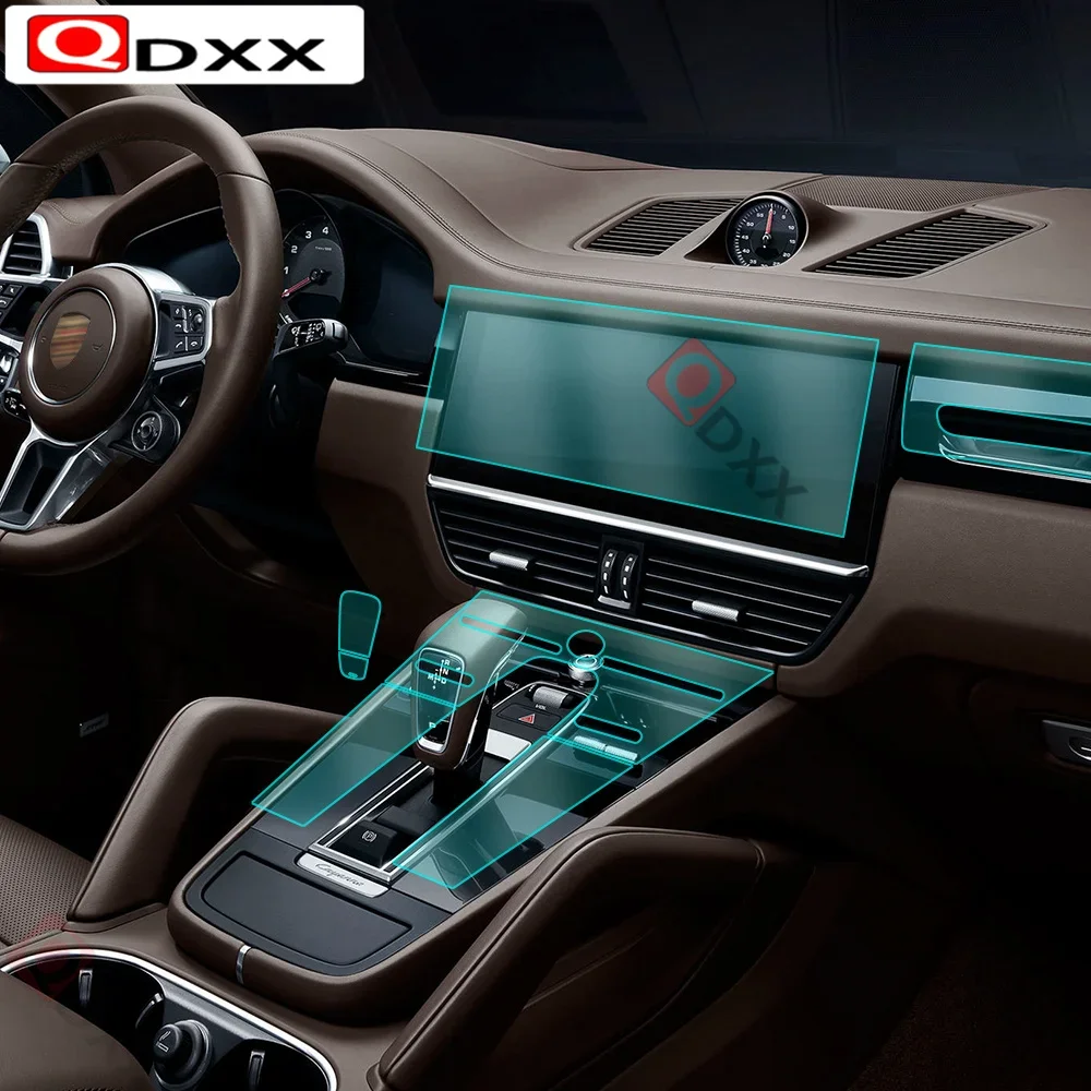 

Car Interior Central Console Gear Shift Dashboard Navigation Screen Reading Light Protective Film for Porsche Cayenne Coupe 2019