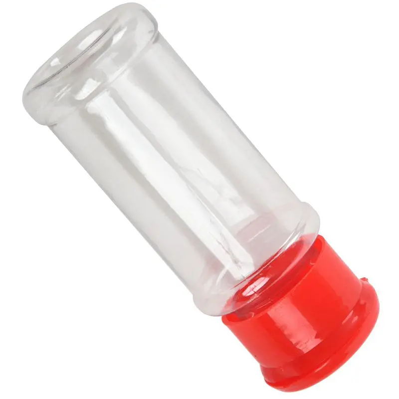 60 Pcs Plastic Spice Salt Pepper Shakers Seasoning Jar Can Barbecue Condiment Jar Bottles Cruet Container Box(Red)-AT36