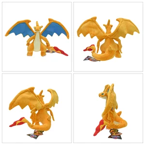 Mega Charizard y Puppe von Kinderplüsch, Evolution Pocket Monster, Drachengefüllter Spielzeuganime, weiches Tiergeschenk, 20 cm 8 Hauptwiederverkaufsabdeckung - №2
