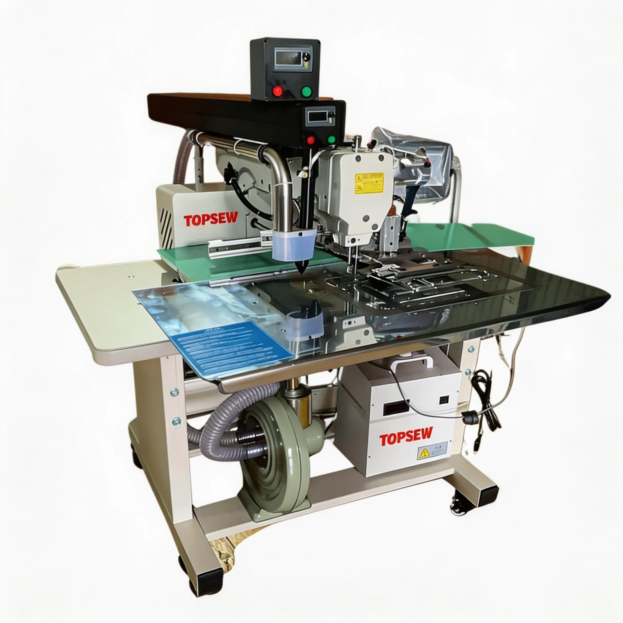 ATV&UTVTOPSEW TS-3020-LS Industrial Durable Computerized Motor Iron Pocket Welting Sewing Machine for Jacket Placket Sewing