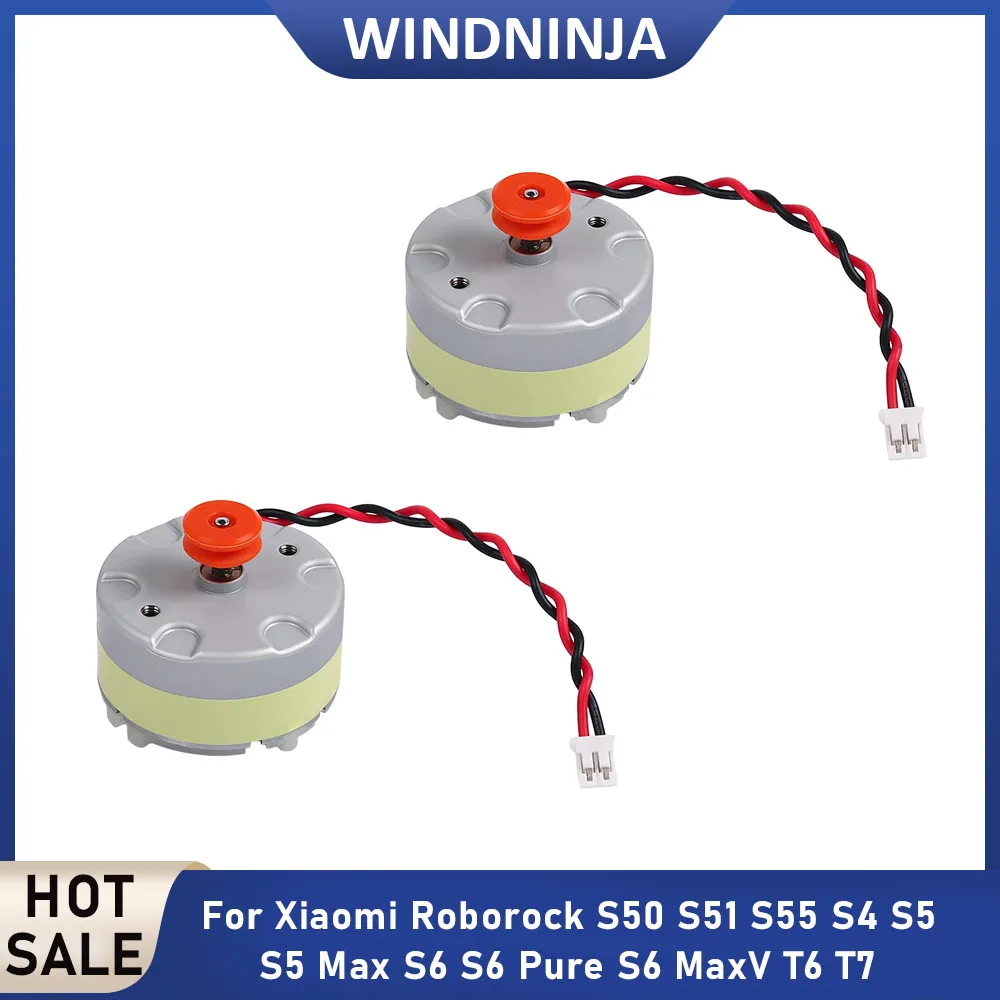 Motor for Xiaomi Roborock S50 S51 S55 S5 Max S6 Pure S6 MaxV T6 T7 Vacuum Distance Sensor with Orange Pulley LDS Motor