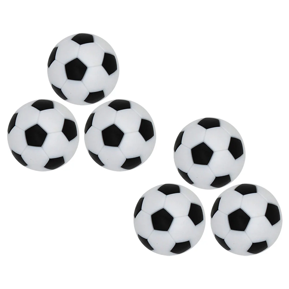 6 Pcs Mini Soccer Ball Table Football Foosball Game Supplies Desk Balls Sponge Desktop Accessories Adult Baby