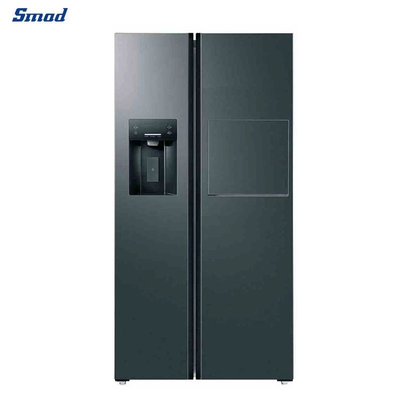 Best Selling 556L 220V/50Hz PCM Finishing Free-standing Side by Side Freezer Refrigerator for Home Use DW-736W3E