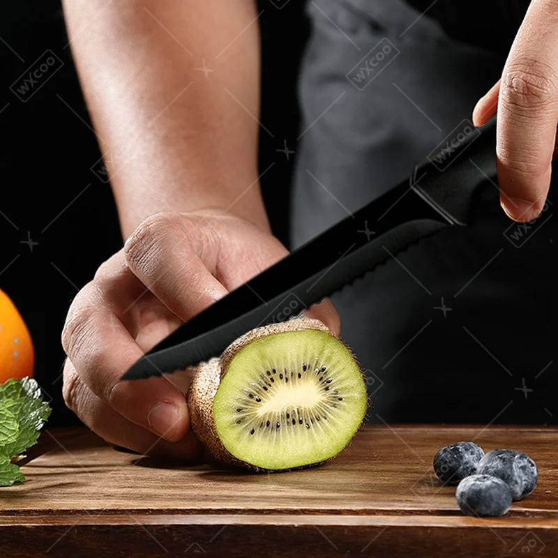 WXCOO 1PCS Professional Stainless Steel Kitchen Knife Set for Chef Fruit Cutter Vegetable Knife Meat Cleaver Butcher Knives