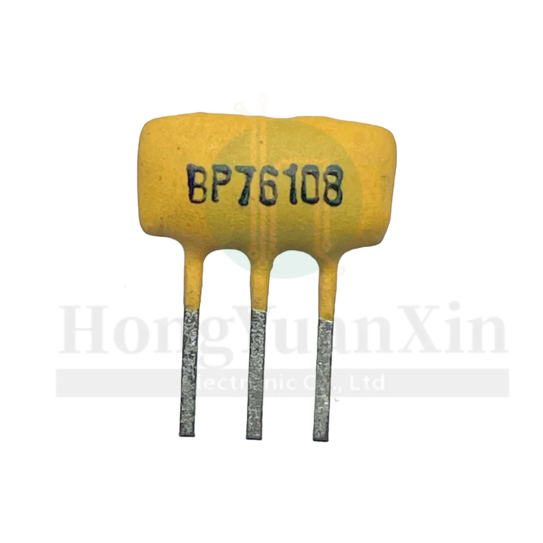 10pcs/ BP76108M High Frequency Bandpass Filter Ceramic Resonator 76-108KHZ Tripod Ceramic Crystal Oscillator