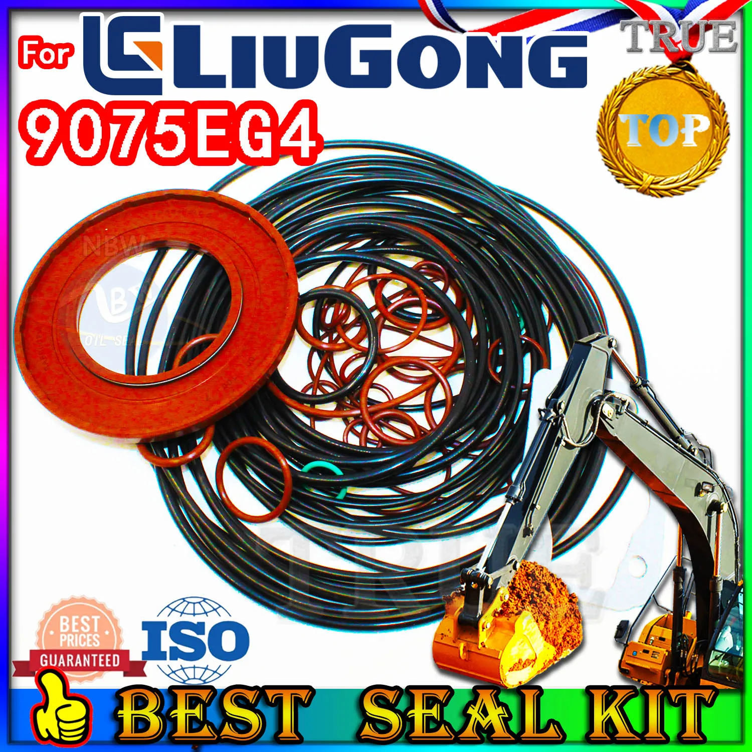 

For Liugong 9075EG4 Oil Seal Repair Kit Boom Arm Bucket Excavator Hydraulic Cylinder POSITIONING Backhoe Breaker Steering type