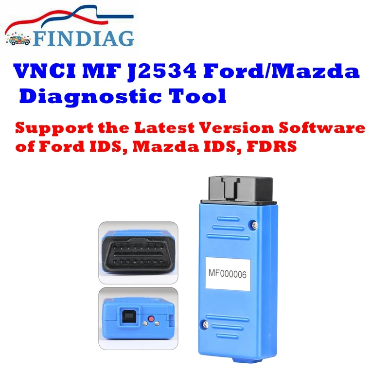 ！IDS V129 Latest professional VNCI MF J2534 For Ford/Mazda Compatible with PassThru and ELM327 Protocol Free Update Diagnos