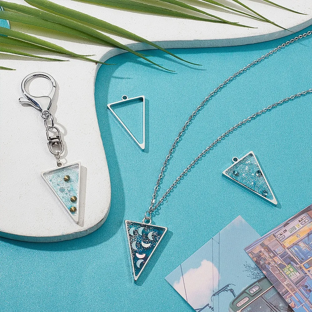 16 piezas de colgantes de bise - Bezels Pendant Resin reseña y precio