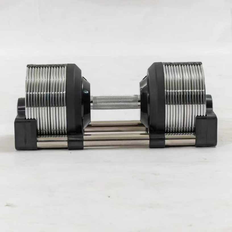 Dumbel Generasi Kedua Baru 2Kg Dumbel Elektroplating Inkremental Set Dapat Disesuaikan Set Dumbel Penyesuaian Cepat 1 Detik