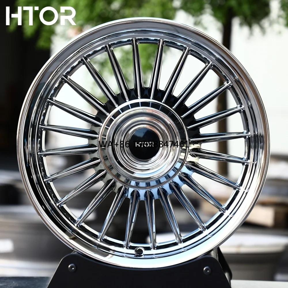 

HTOR Manufacture 5x120 5x112 5x114.3 5x130 18 19 20 21 22 Inch Deep Lip Forged Wheels Polished Passenger Car Rims for Luxury Car
