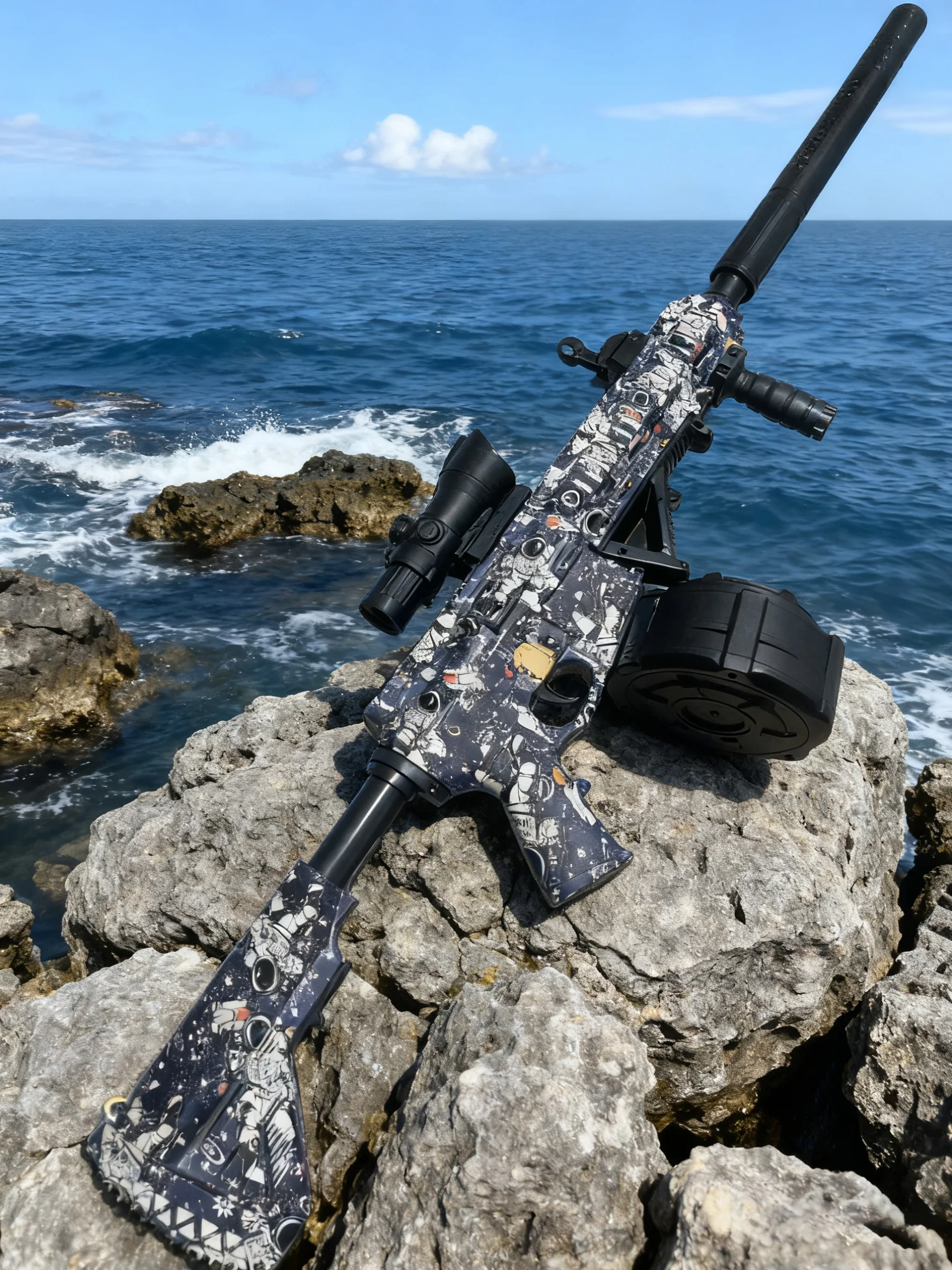 آمنة صديقة للبيئة جل الناسف بندقية السيارات الكهربائية طويلة المدى لعبة الرماية في الهواء الطلق لمعركة الفريق والكبار للهدايا #1