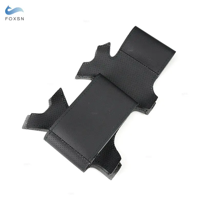 For Nissan Almera N16 X-Trail T30 Primera P12 Terrano 2 Pathfinder Paladin Car Steering Wheel Hand Stitched Black Leather Cover