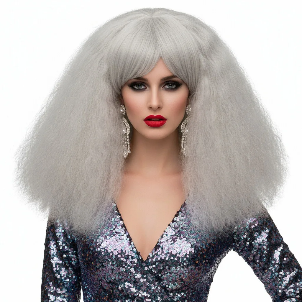 

MSIWIGS Косплей Парики Светлые Синтетические Парики Розовый Красный Зеленый Короткие Волосы Афро Зеленый Парик для Женщин