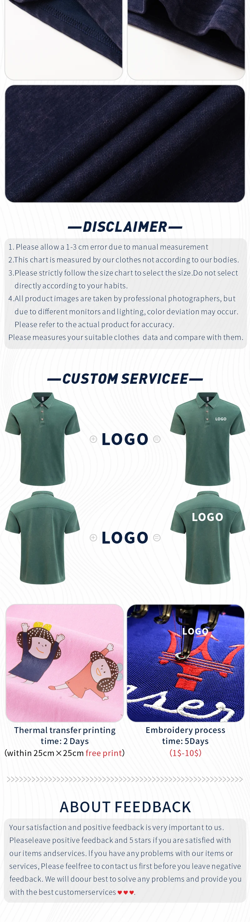 Vintage-gewaschenes POLO-Shirt, hochwertiges Rollkragen-T-Shirt, Business-Casual-Herren-T-Shirt, individuelles Logo, Textdesign, Druck, Stickerei – Detail 5