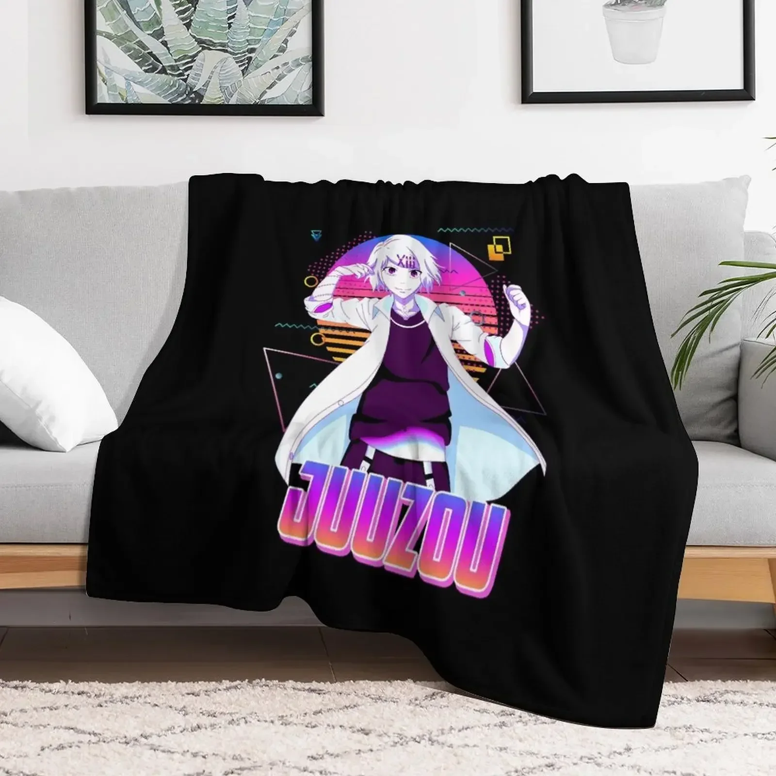 Juuzou Suzuya - Retro Art Throw Blanket Bed covers For Decorative Sofa Blankets