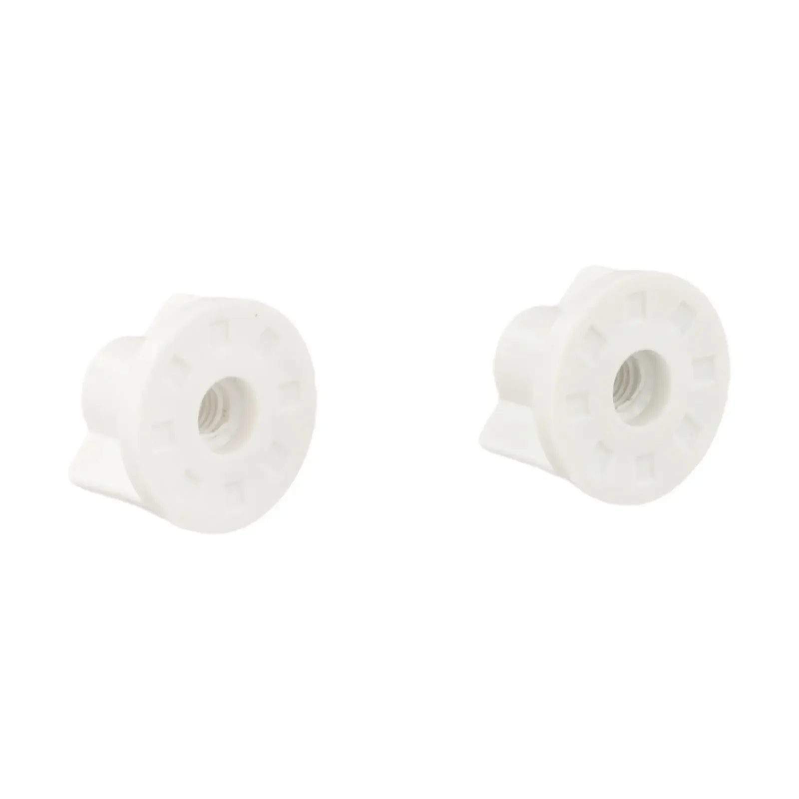 Toilet Lid Back Nut Replacement 2PCS For Bottom Fixing With 6MM Screw Size Plastic Parts For Secure Toilet Seat Installation