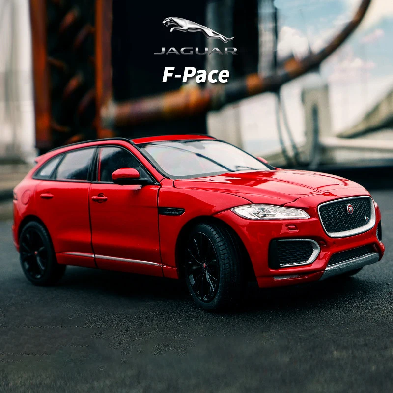 WELLY-Coche de juguete de aleación para niños, vehículo de juguete de coche de F-PACE, Diecasts, 1:24