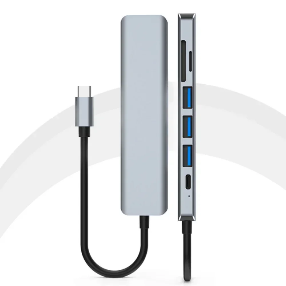 قفص الاتهام المتوافق مع USB C إلى 4K HD ، الشحن من النوع C ، SD ، قارئ بطاقة TF ، قفص الاتهام لماك بوك ، باد ، S21 ، ديكس ، تلفزيون ، ماوس ، USB ،