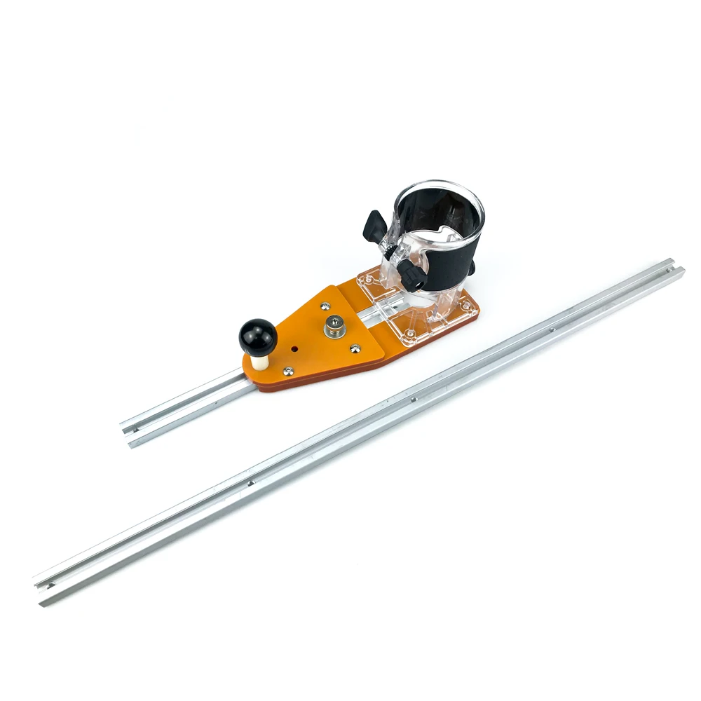 Wood Router Milling Circle Trimming Machine Balance Board Circle Cutting Jig for Electric Hand Trimmer with 26cm Track