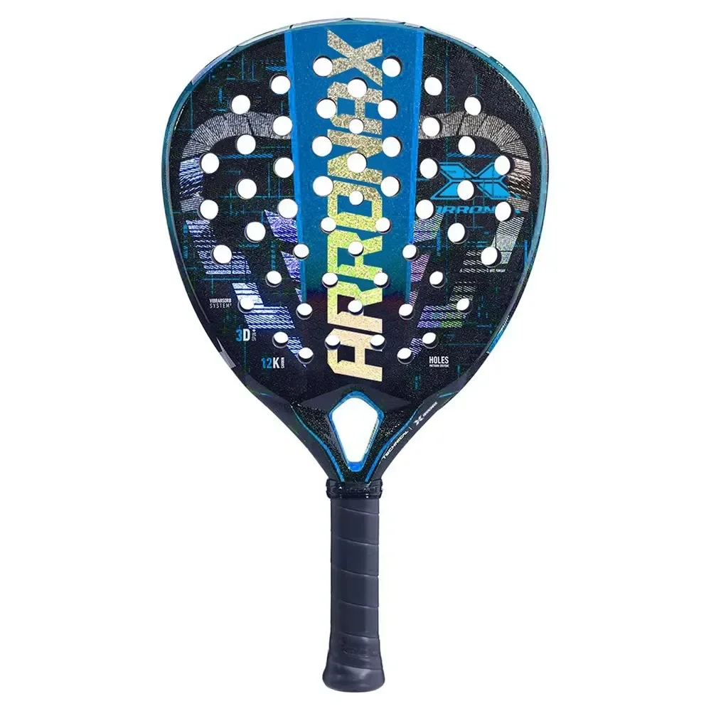 New Pala Padel Tennis Racquet Soft Face Carbon Fiber Lightweight and Fashionable EVA Sports Racquet Outdoor Equipment