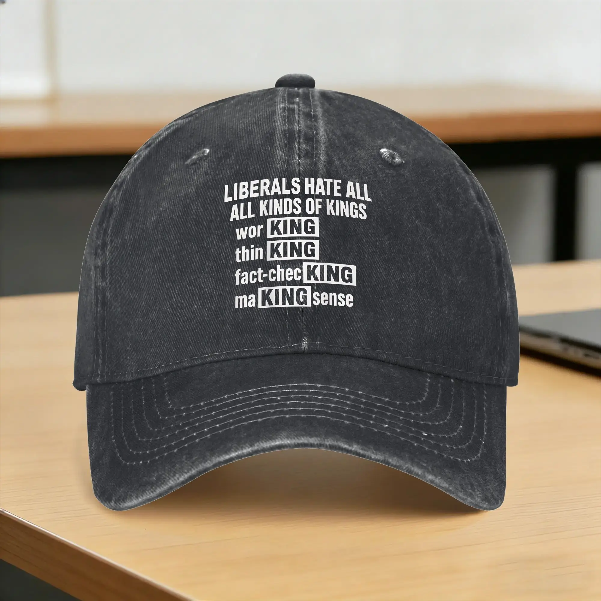 Liberals Hate All Kinds of Kings Casual Baseball Cap For Female Male Summer  Tennis Skate Trucker Hat y2k Funny Snapback Cap