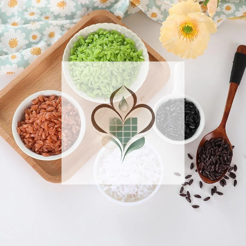 Artificial DIY Chinese Grain Model Cabinet Decoration Fake Simulation Rice Grain Multiple Colors Fake Rice Model Photo