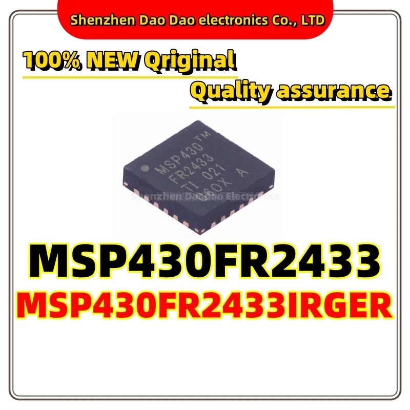 10Pcs MSP430FR2433IRGER MSP430FR2433 VQFN-24 Signal controller chip new original