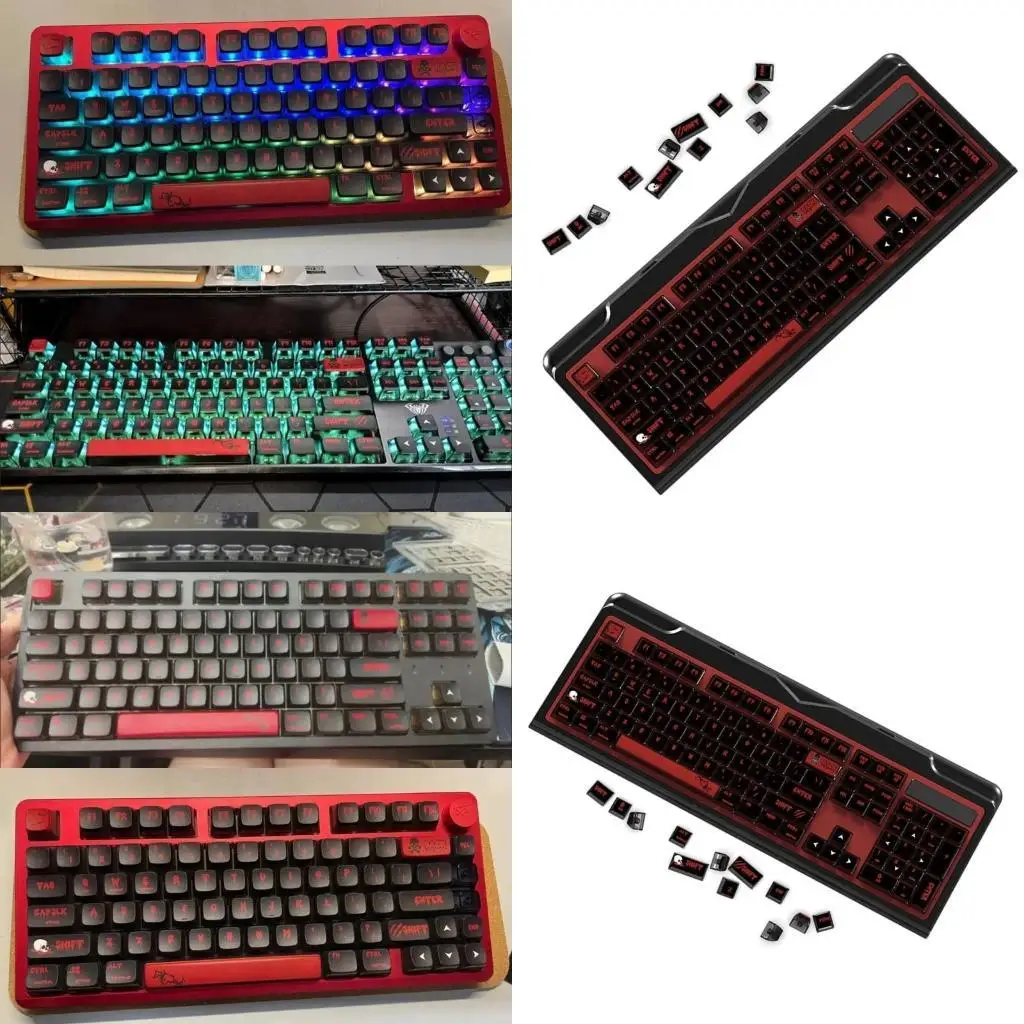 أغطية مفاتيح Y1UB ذات ارتفاع بودنغ كارتون نايتس لـ 116 لوحة مفاتيح سلسة #1