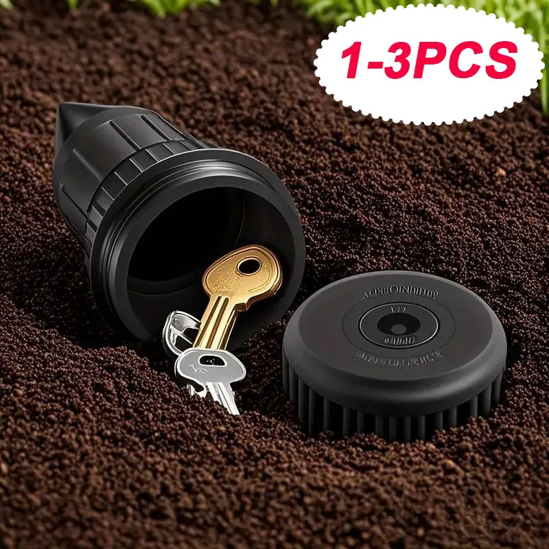 Garden Key Hider, Realistic Underground Watering Can Key Safe, No Battery Needed, Durable Plastic for Outdoor Garden Security