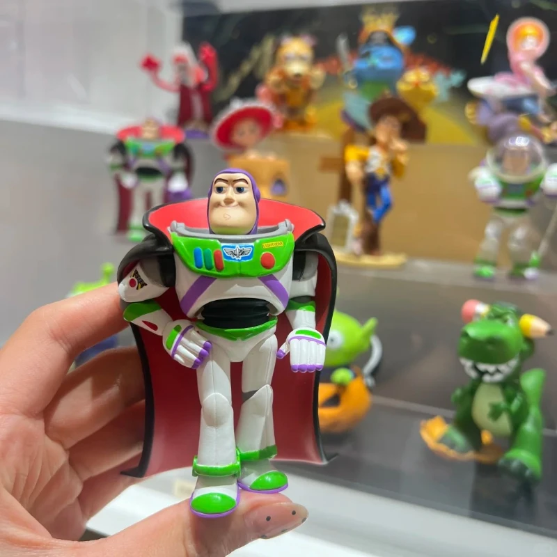 Pixar susto noite série figuras caixa cega brinquedos surpresa para o dia das bruxas presente do dia de natal caixa mistério ornamento buzz woody