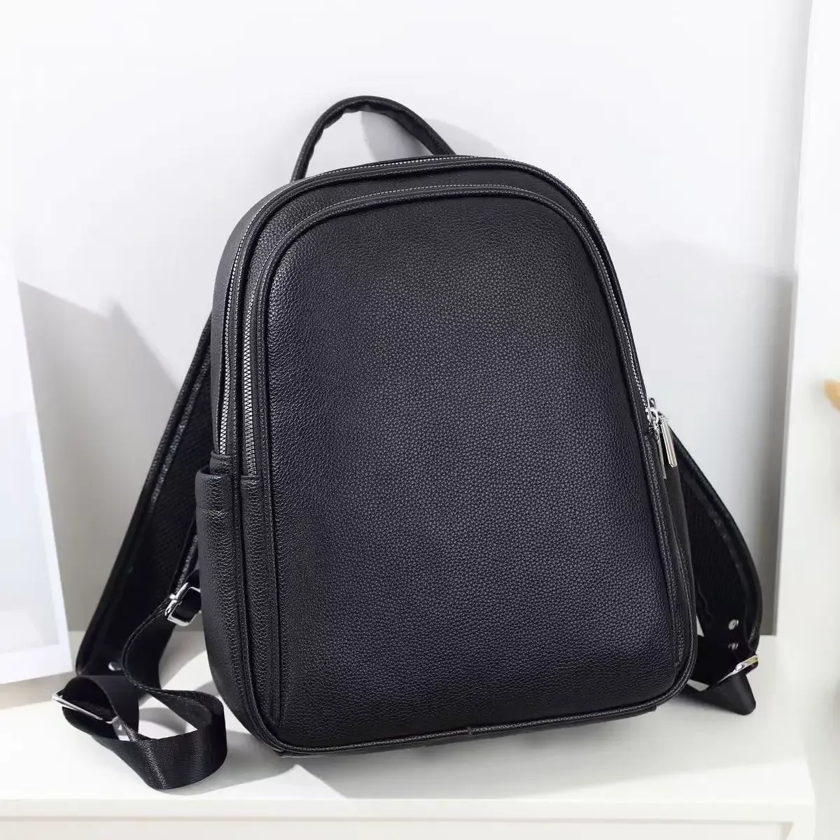 2027 New Fashion Women Backpacks Vintage High Quality Pu Leather Female Ladies Bag Korean Student Backpack Preppy Style Bag