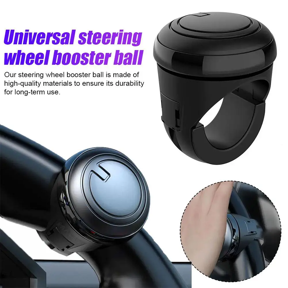 For Universal Car drift Steering Wheel Booster Ball Spinner Knob Accessories Saving Holder Handle Power Turning Labor Beari S3A3