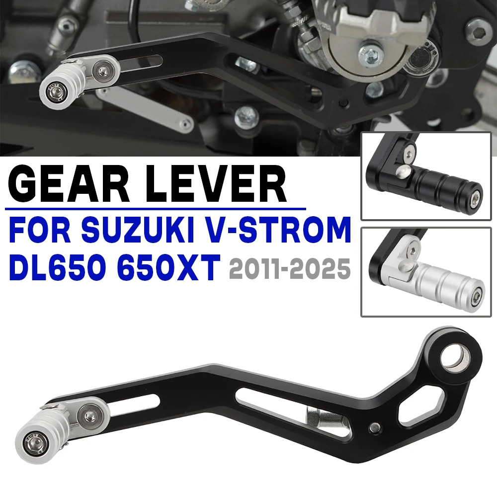 

Для SUZUKI V-STROM 650 DL650 2011-2025 V-Strom 650 XT мотоцикл с ЧПУ алюминиевый рычаг переключения передач педаль регулируемый складной рычаг переключения передач