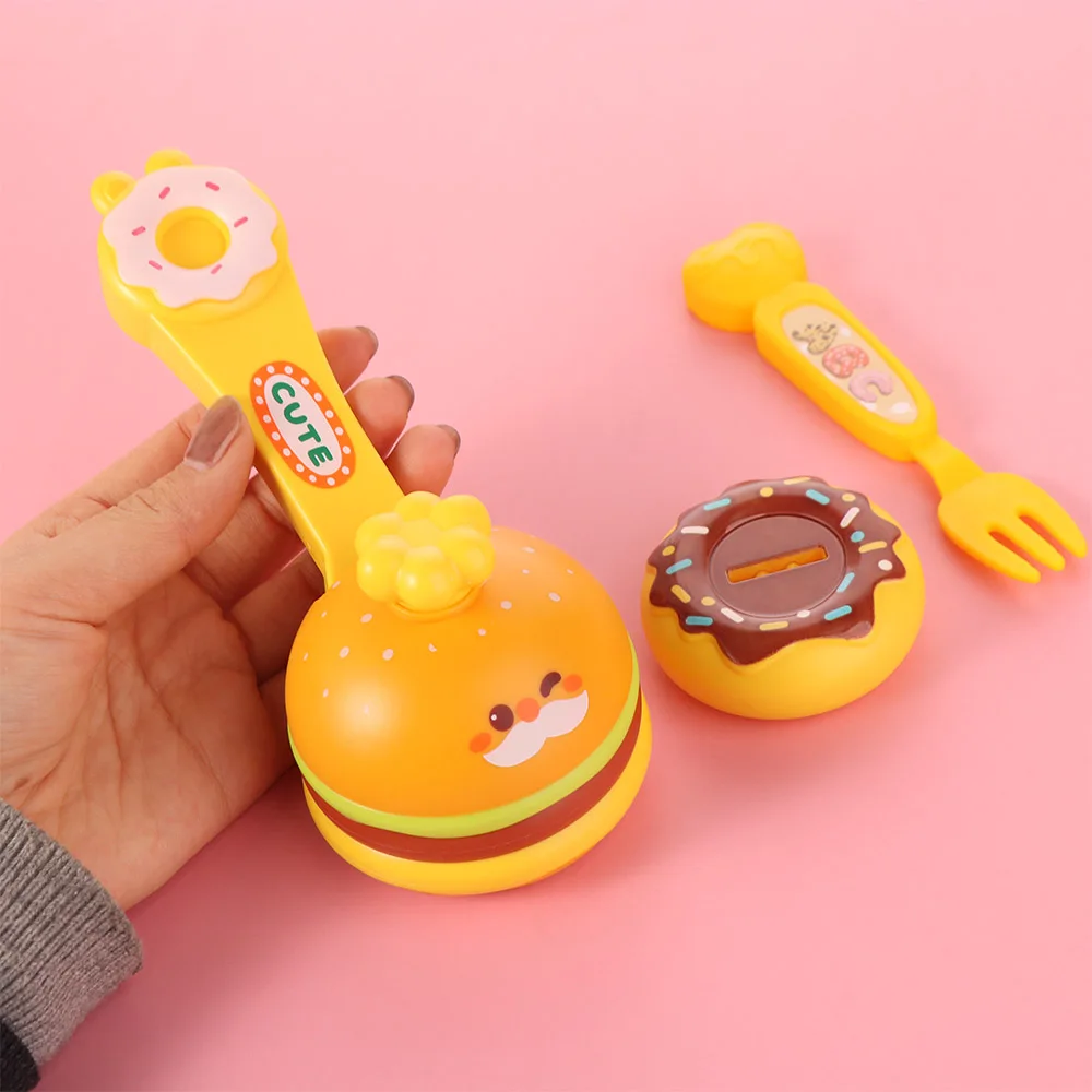 

Novelty Food Feeding Pudding Feeding Simulation Pretend Play Hamburger Pudding Early Education Japanese Play House for Friend