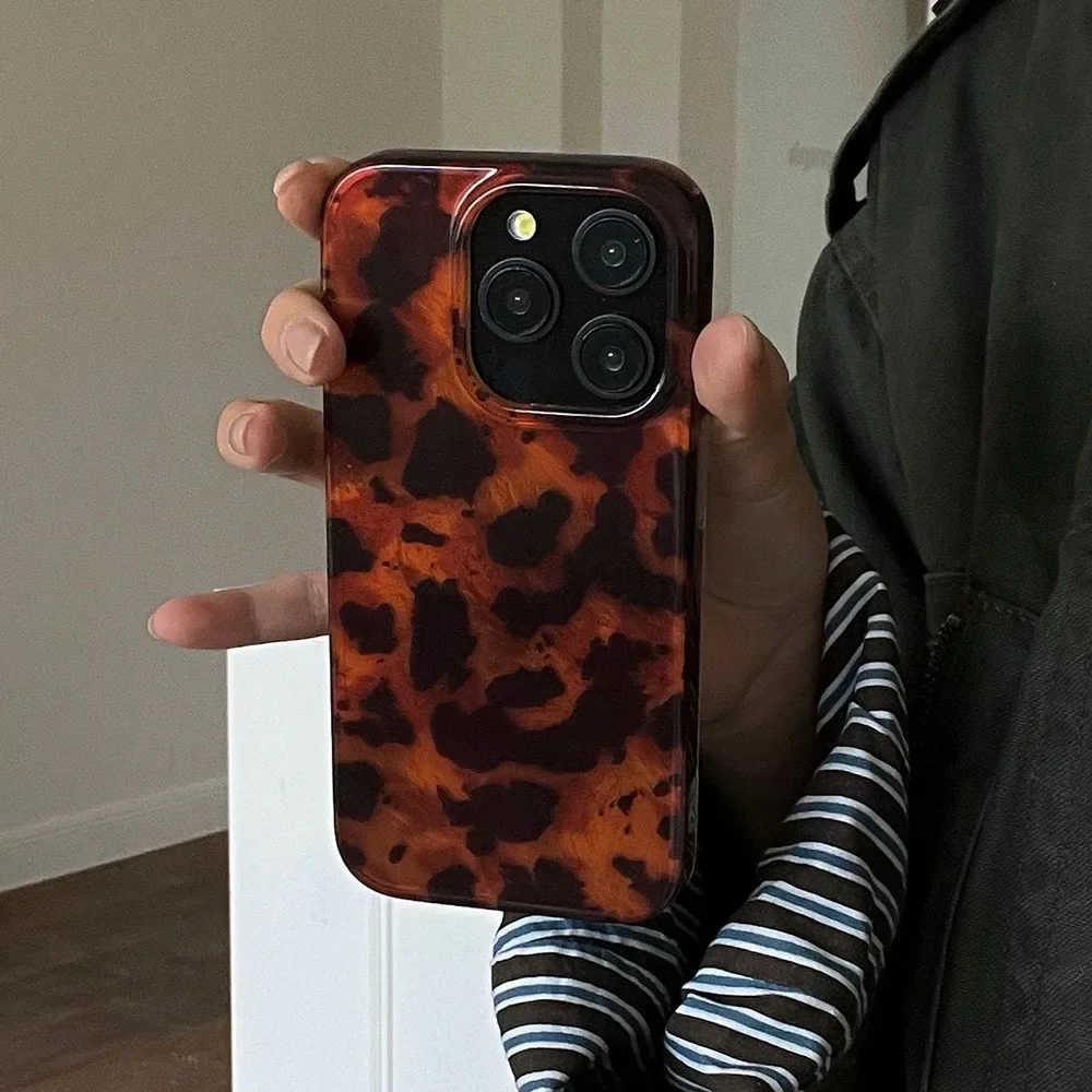 Ins العنبر غير النظامية نمط الحال بالنسبة آيفون 16 برو 15 14 برو ماكس 15 برو لينة غطاء حماية الهاتف آيفون 12 13 Funda Coque