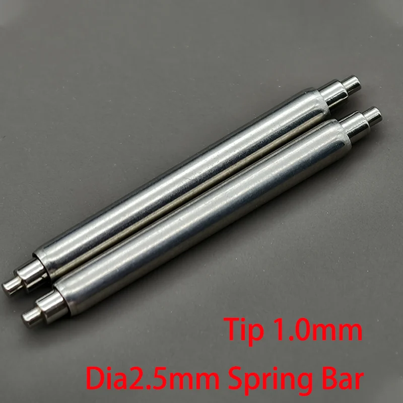 2/4PCS Diameter 2.5mm Fat Spring Bar 20mm 22mm Strap Link Pins Fit SKX007 Tuna 6105 Watch Band Bracelet Spring Bars Part view 6