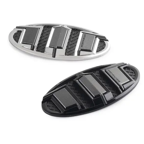 자동차 스티커 브렌톤 쓰리 클로 로고 프론트 그릴 후드 엠블럼 리어 트렁크 배지 (스팅어, 소렌토, 스포티지, K3, K5, 엘란트라, i30 용)